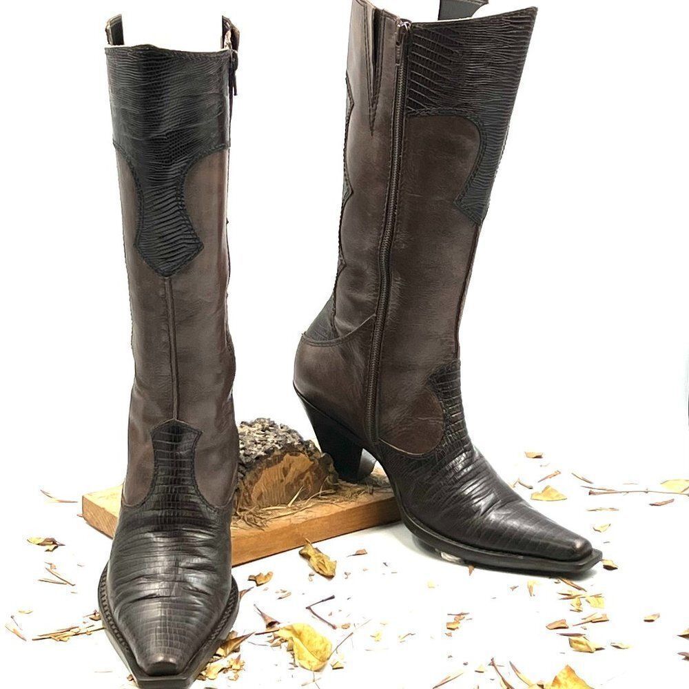 Maria Lya Cowgirl Western Leather Boot